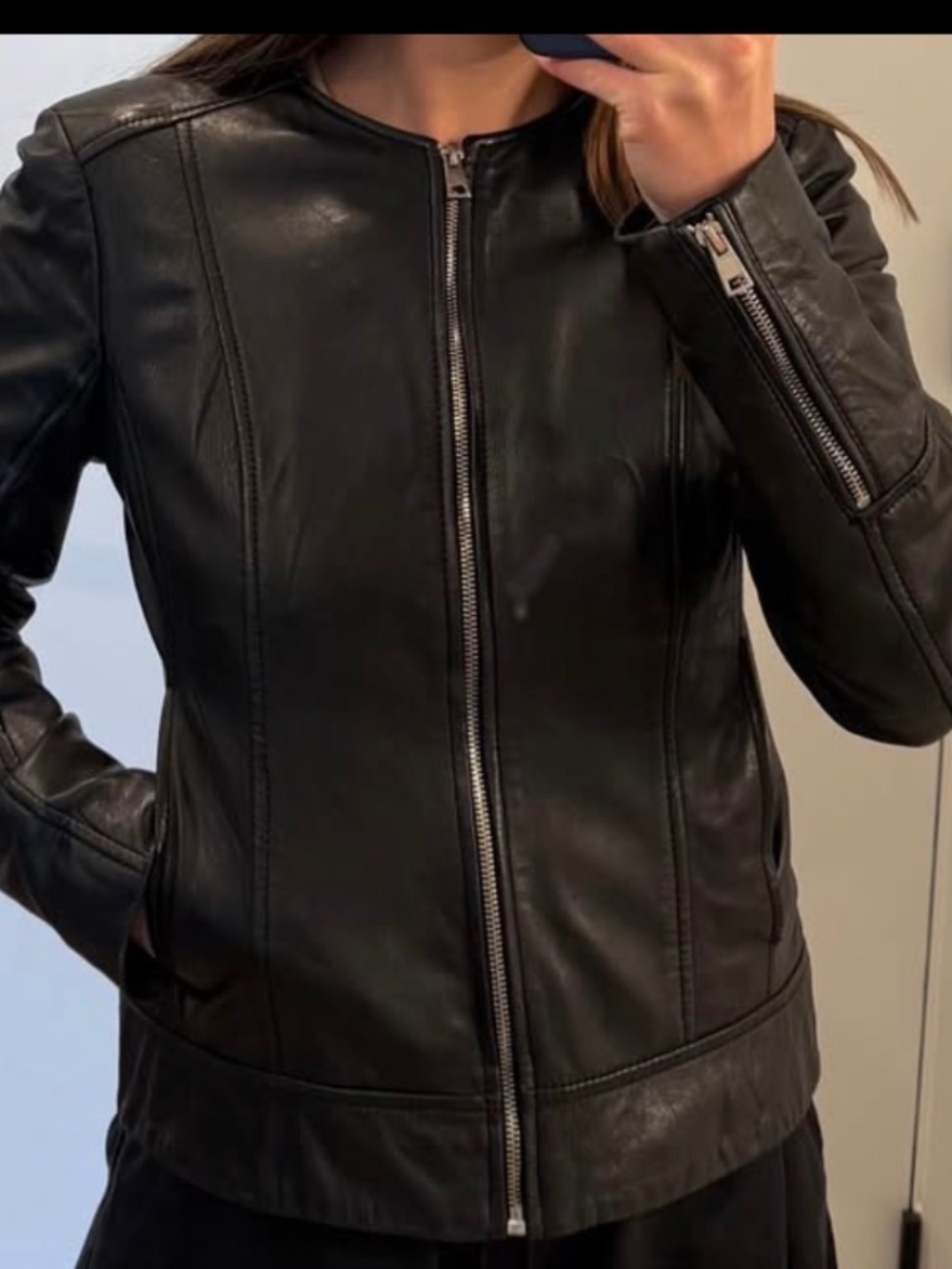 Leather jacket